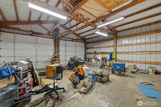 429 170th St S, Spanaway, WA 98387 - garage featuring metal wall