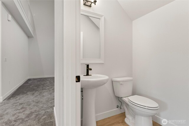 14317 Mima Rd SW, Olympia, WA 98512 - bathroom with baseboards and toilet