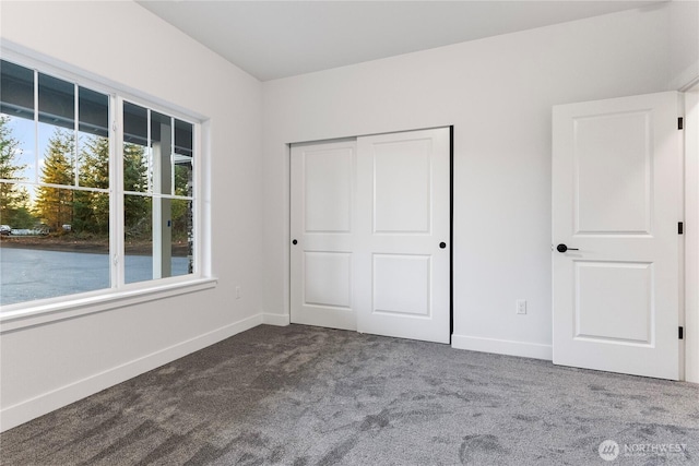 14317 Mima Rd SW, Olympia, WA 98512 - unfurnished bedroom with dark carpet and a closet