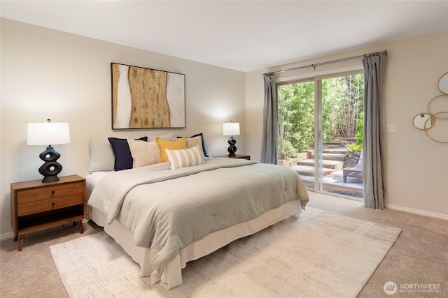 822 206th Ave NE, Sammamish, WA 98074 - bedroom featuring access to outside and light carpet