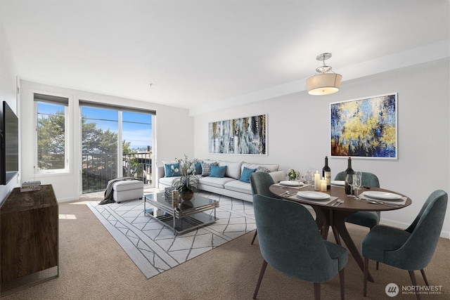 124 Bellevue Ave E Unit 504, Seattle, WA 98102 - living area featuring carpet floors