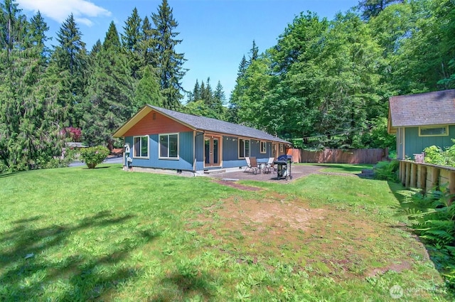 132 Tanglewood Dr, Longview, WA 98632 - rear view of property featuring a patio area and an outdoor structure