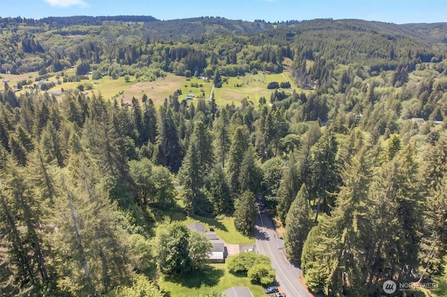 132 Tanglewood Dr, Longview, WA 98632 - aerial overview of property's location featuring a forest