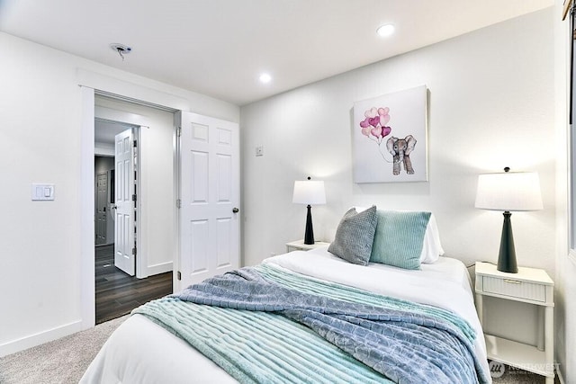 20 Cascade Ky, Bellevue, WA 98006 - bedroom with dark carpet and recessed lighting