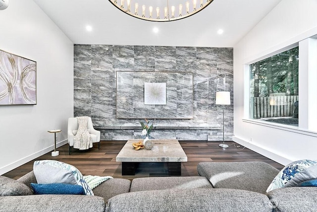 20 Cascade Ky, Bellevue, WA 98006 - living room featuring wood finished floors and recessed lighting