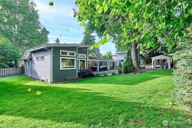 20 Cascade Ky, Bellevue, WA 98006 - back of house with a gazebo and a patio