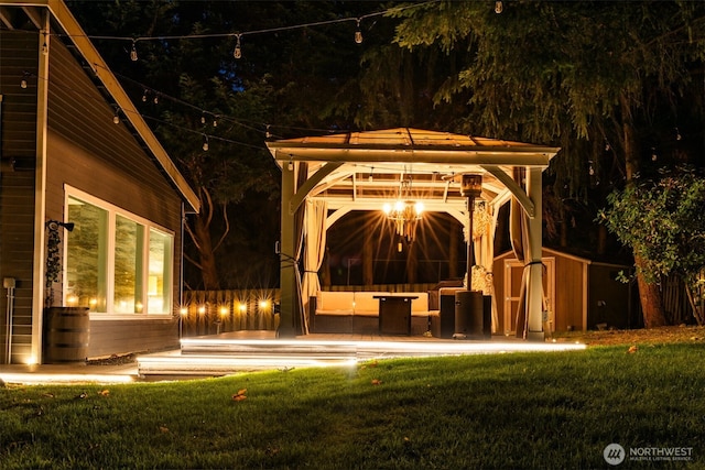 20 Cascade Ky, Bellevue, WA 98006 - view of community featuring a gazebo and a lawn