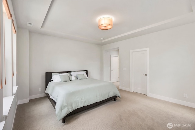 587 155th Pl NE, Bellevue, WA 98007 - bedroom featuring carpet floors and a raised ceiling