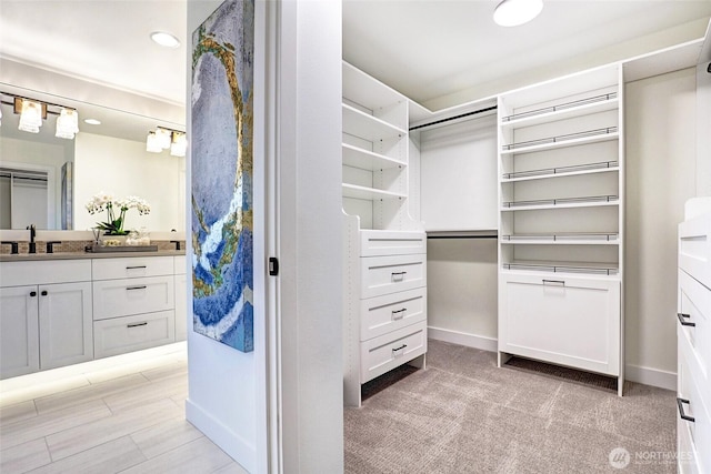 11216 NE 67th St Unit 4, Kirkland, WA 98033 - spacious closet featuring a sink