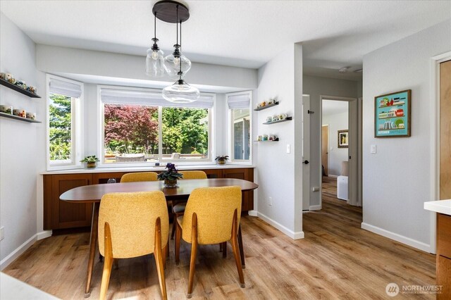 1043 NE Pennington Loop, Coupeville, WA 98239 - dining room featuring light wood-style flooring