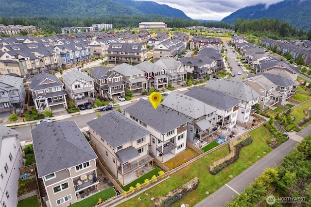 1297 Westridge Way NE, Issaquah, WA 98029 - aerial view of residential area with mountains