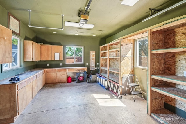 10400 NE 197th St, Battle Ground, WA 98604 - kitchen featuring light brown cabinets and concrete flooring