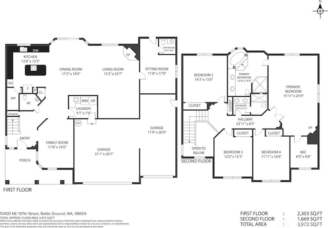 10400 NE 197th St, Battle Ground, WA 98604 - view of home floor plan