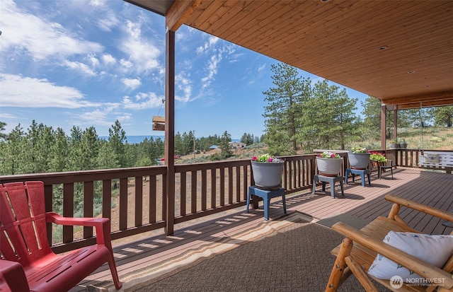 108 Hummingbird Rd, East Wenatchee, WA 98802 - view of wooden deck