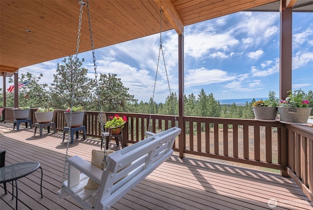 108 Hummingbird Rd, East Wenatchee, WA 98802 - view of wooden deck