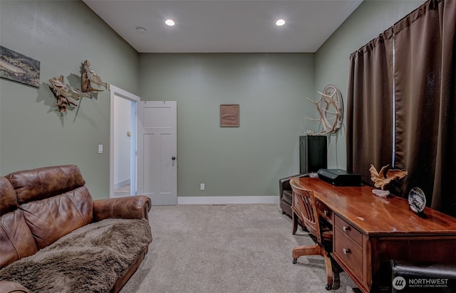 108 Hummingbird Rd, East Wenatchee, WA 98802 - office space with carpet floors and recessed lighting