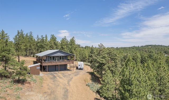 108 Hummingbird Rd, East Wenatchee, WA 98802 - aerial view of property and surrounding area featuring a heavily wooded area