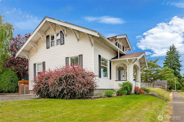 1639 King St, Bellingham, WA 98225 - view of property exterior with a lawn