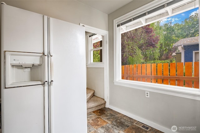 1639 King St, Bellingham, WA 98225 - doorway featuring stairs and stone finish flooring