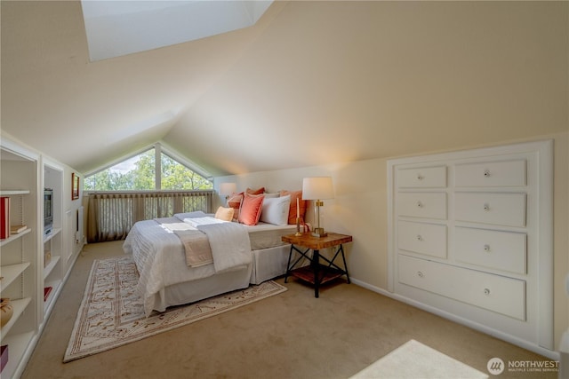 6306 17th Ave NE, Seattle, WA 98115 - carpeted bedroom with lofted ceiling