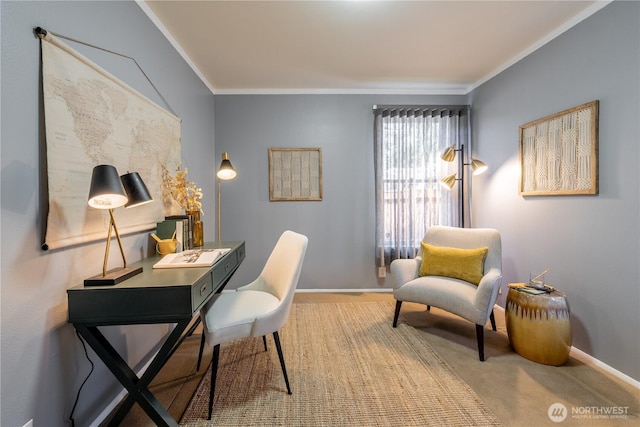 6306 17th Ave NE, Seattle, WA 98115 - office space featuring crown molding and baseboards