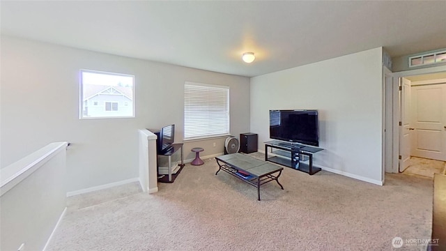 4218 SW Colbert Way, Port Orchard, WA 98367 - living area featuring carpet floors and baseboards
