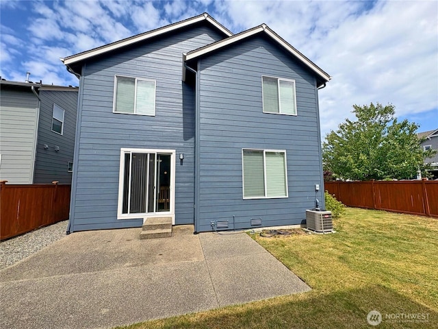 4218 SW Colbert Way, Port Orchard, WA 98367 - rear view of house with a fenced backyard and a patio