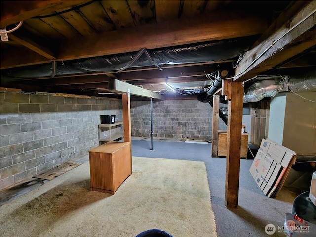 456 Upper Grand Ave, Hoquiam, WA 98550 - view of unfinished below grade area
