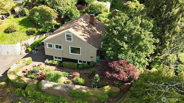 456 Upper Grand Ave, Hoquiam, WA 98550 - aerial view of property and surrounding area