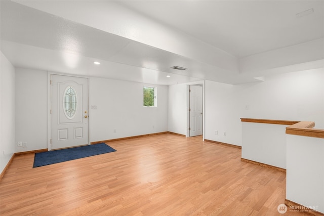 28713 207th Ave SE, Kent, WA 98042 - entrance foyer with light wood-style flooring and recessed lighting