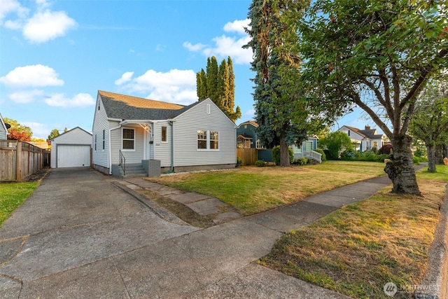 2849 Flordia St, Longview, WA 98632 - bungalow-style home featuring an outbuilding and a garage