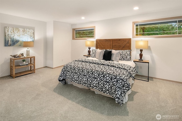 44422 SE 130th St, North Bend, WA 98045 - carpeted bedroom with multiple windows and recessed lighting