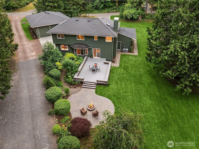 44422 SE 130th St, North Bend, WA 98045 - view from above of property