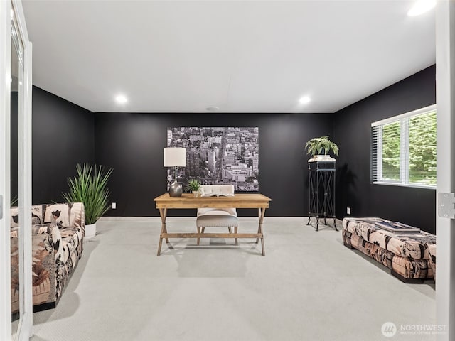 16825 SE 376th St, Auburn, WA 98092 - carpeted home office featuring recessed lighting