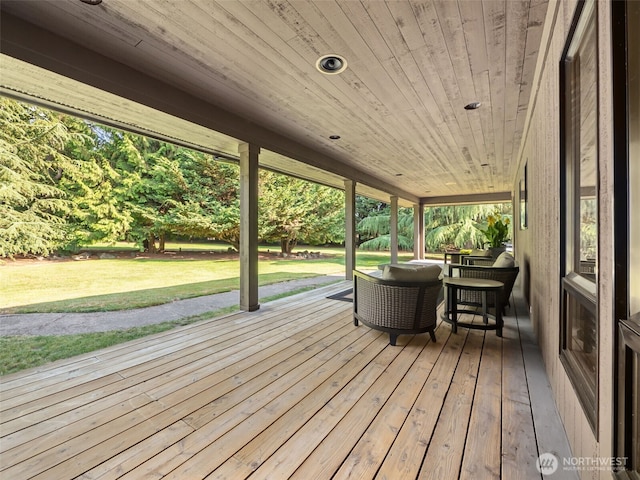 16825 SE 376th St, Auburn, WA 98092 - deck featuring a yard