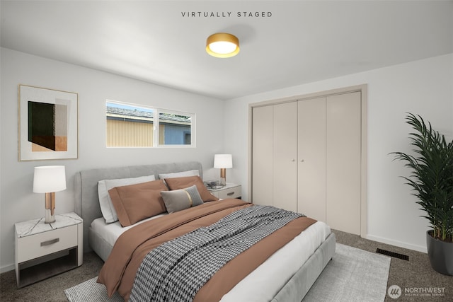 24222 54th Ave W Unit 55, Mountlake Terrace, WA 98043 - carpeted bedroom featuring a closet