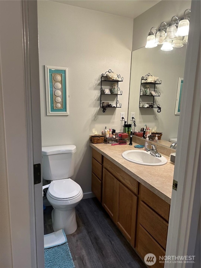 314 Birchwood Ln, Sedro Woolley, WA 98284 - bathroom featuring vanity and wood finished floors
