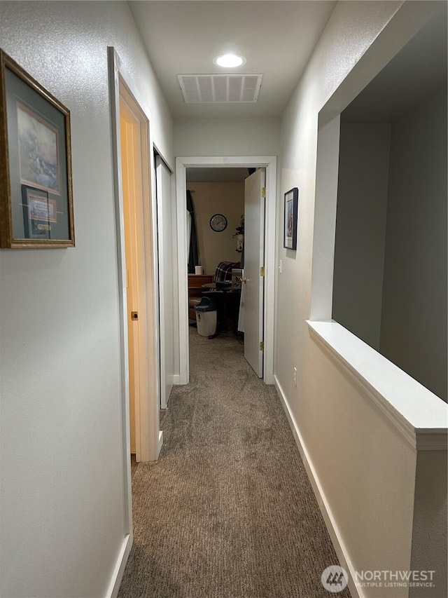314 Birchwood Ln, Sedro Woolley, WA 98284 - hall with carpet flooring and a desk