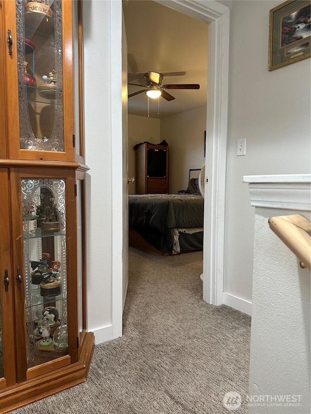 314 Birchwood Ln, Sedro Woolley, WA 98284 - hallway with carpet flooring