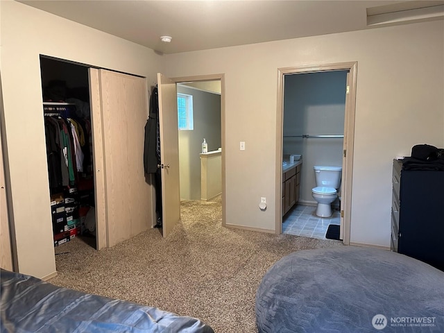 314 Birchwood Ln, Sedro Woolley, WA 98284 - carpeted bedroom featuring a closet and ensuite bath