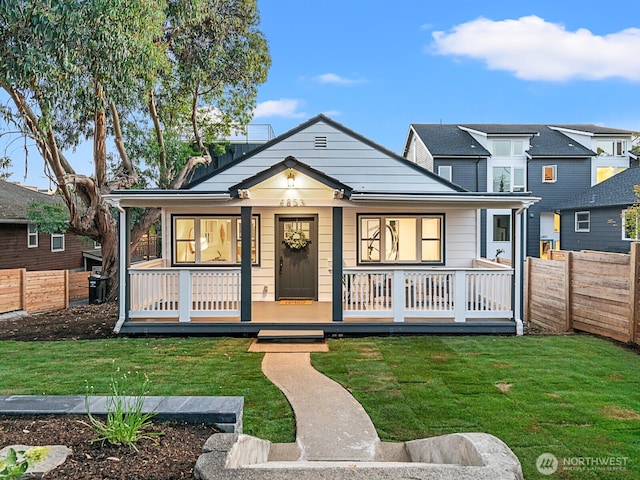 4853 42nd Ave SW, Seattle, WA 98116 - view of front of house featuring covered porch