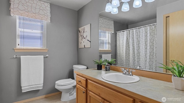 4422 NE 2nd Ln, Renton, WA 98059 - bathroom with vanity and curtained shower