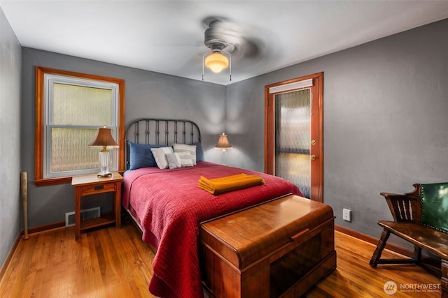 2002 SW 149th St, Burien, WA 98166 - bedroom with wood finished floors and ceiling fan