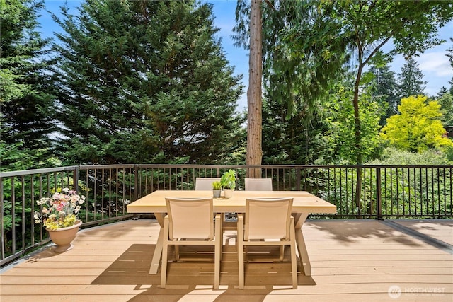 13710 41st Ave NE, Seattle, WA 98125 - deck with outdoor dining space