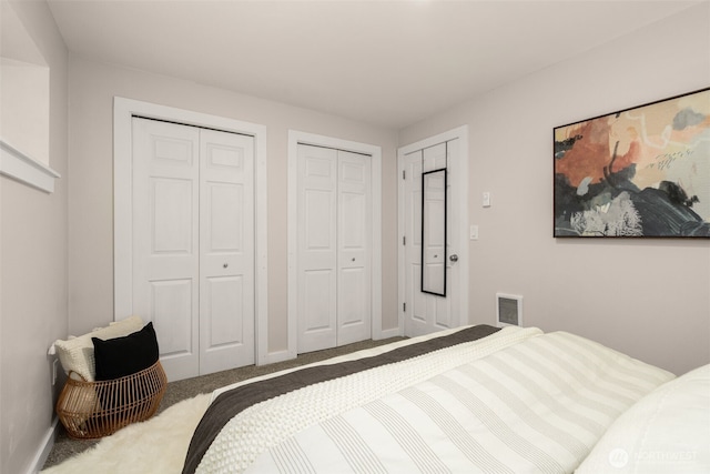 2219 Eastlake Ave E Unit 101, Seattle, WA 98102 - bedroom with two closets and carpet floors