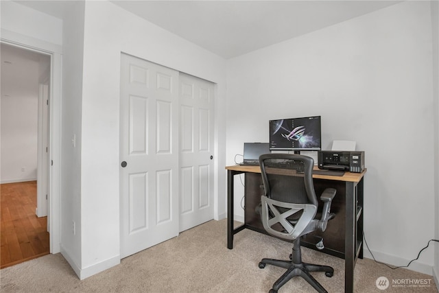 1344 Foreman Rd, Dupont, WA 98327 - carpeted home office featuring baseboards