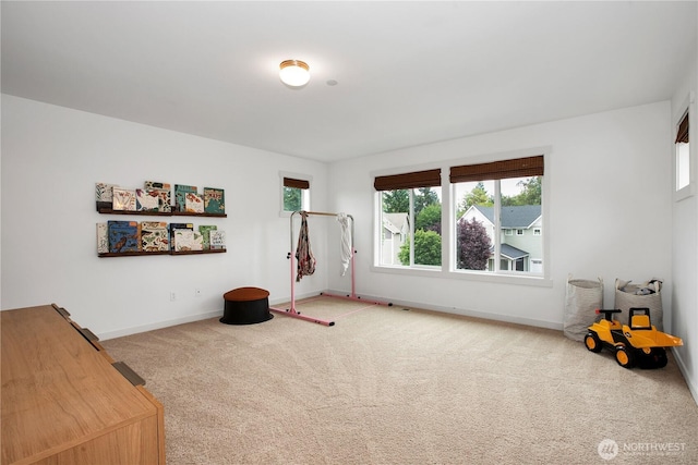 1344 Foreman Rd, Dupont, WA 98327 - rec room featuring carpet and baseboards