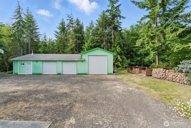 442 Rhododendron Dr, Sequim, WA 98382 - view of detached garage