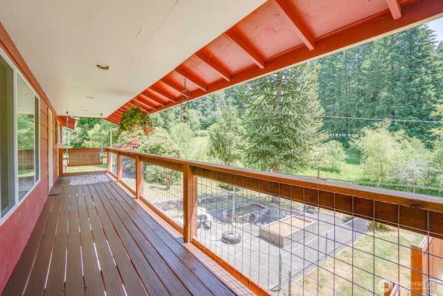 19910 NE 356th St, Yacolt, WA 98675 - view of wooden terrace