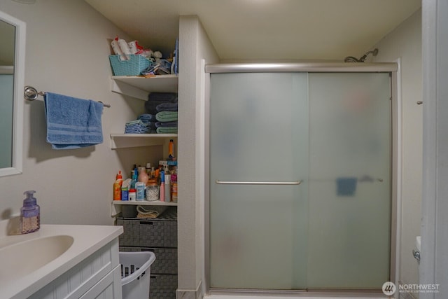 19910 NE 356th St, Yacolt, WA 98675 - full bath with a shower stall and vanity